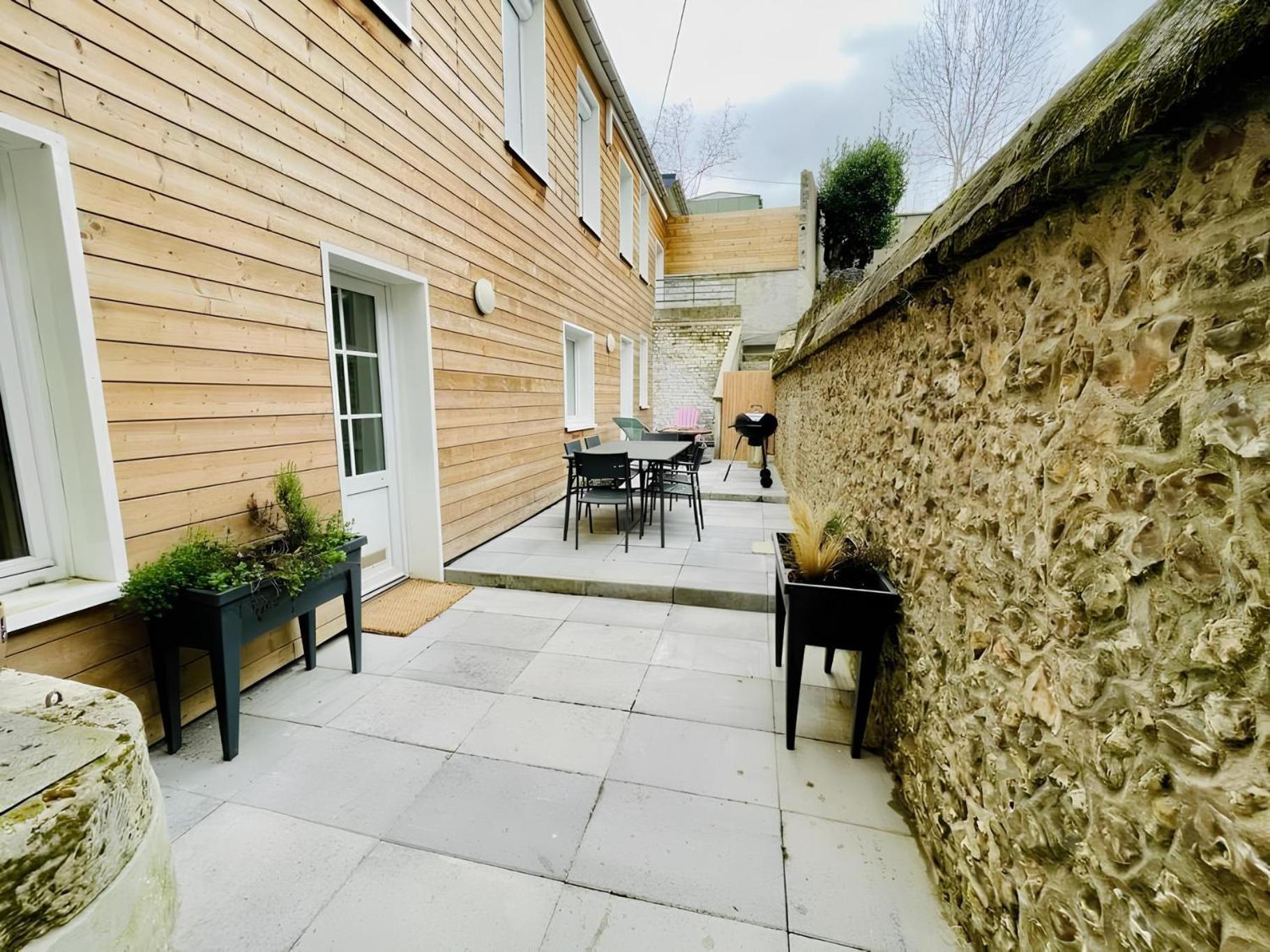 Maison Familiale Avec Exterieur Menage Et Linges Inclus Rouen Esterno foto